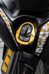 Yamaha Xmax Uyumlu Kontak Çerçevesi 2020-2026 Cnc Gold