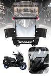 Yamaha Xmax Uyumlu Ön Cam Aksesuar Bar 2021-2026 Siyah