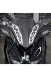 Yamaha Xmax Uyumlu Ön Cam Braketi 2018-2023 Cnc Gümüş