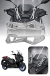 Yamaha Xmax Uyumlu Ön Cam Braketi 2024-2026 Cnc Gümüş