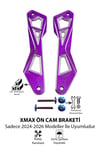 Yamaha Xmax Uyumlu Ön Cam Braketi 2024-2026 Cnc Mor
