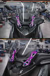 Yamaha Xmax Uyumlu Ön Cam Braketi 2024-2026 Cnc Mor