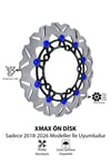Yamaha Xmax Uyumlu Ön Fren Disk 2018-2026 Cnc Mavi