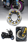 Yamaha Xmax Uyumlu Ön Fren Disk V2 2018-2026 Cnc Gold