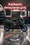 Yamaha Xmax Uyumlu Ön Rüzgarlık Kanat 2024-2026 Karbon Desen