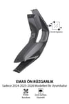 Yamaha Xmax Uyumlu Ön Rüzgarlık Kanat 2024-2026 Karbon Desen