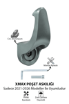 Yamaha Xmax Uyumlu Poşet Askılığı 2021-2026 Cnc Titanyum