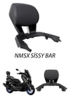 Yamaha Xmax Uyumlu Sisy Bar Sırt Dayama 2023-2025 Siyah