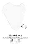 Yamaha Xmax Uyumlu Sport Tur Camı 2024 Şeffaf