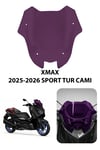 Yamaha Xmax Uyumlu Sport Tur Camı 2025-2026 Mor