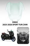 Yamaha Xmax Uyumlu Sport Tur Camı 2025-2026 Yeşil
