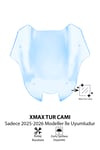 Yamaha Xmax Uyumlu Sport Tur Camı 2025-2026 Mavi
