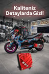 Yamaha Xmax Uyumlu Varyatör Koruma Kapağı 2021-2026 Cnc Kırmızı
