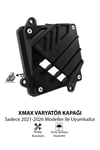 Yamaha Xmax Uyumlu Varyatör Koruma Kapağı 2021-2026 Cnc Siyah