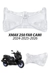 Yamaha Xmax Uyumlu Yedek Far Camı 2024-2026 Şeffaf
