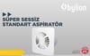 Bylion Süper Sessiz Standart Aspiratör 100mm Banyo-Tuvalet (Beyaz) 5510000004