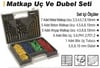 D-MAX 300 Parça Matkap Ucu ve Dübel Seti OZS-10511