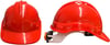 KARAM KB660 Baret Vidalı (Ayarlı) Kulaklık Takılabilir Kırmızı