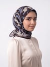 Desenli Pamuk Eşarp - Viyola