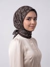 Mikro Çiçek Desenli Eşarp - Mini