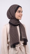 Minimal Mikro Desen Pamuklu Şal - Aura