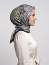 Osmanlı Desenli Eşarp - Safir