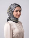 Osmanlı Desenli Eşarp - Safir