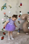 Kız Bebek Elbise Kısa Kollu Tüllü Tütü Özel Gün Parti Doğum Günü Düğün Prenses Kız Çocuk Elbise