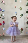 Kız Bebek Elbise Tüllü Tütü Kabarık Doğum Günü Parti Düğün Özel Gün Fiyonklu Kız Çocuk Abiye Elbise