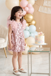 Sparkle Tütülü Pul Payet Parti Elbisesi - Pembe