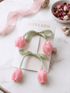 Tulipy Lale Figürlü Klipsli 2 Parça Toka - Pembe