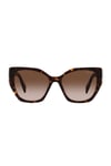Prada PR 19ZS 55mm 2AU6S1 Unisex Güneş Gözlüğü