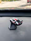 Audi R8 Beyaz Racing Tasarımlı Diecast Model Torpido Drifter Seti Torpido Süsü