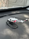 Bell 205 Metal Gövdeli Model Helikopter Torpido Drifter Seti Torpido Süsü