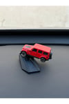 Jeep Wrangler Kırmızı Metal Model Torpido Drifter Seti Torpido Süsü
