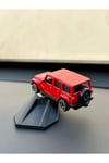 Jeep Wrangler Kırmızı Metal Model Torpido Drifter Seti Torpido Süsü