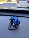 New Holland Mavi Diecast Traktör Torpido Drifter Seti Torpido Süsü