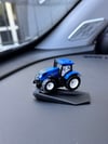 New Holland Mavi Diecast Traktör Torpido Drifter Seti Torpido Süsü