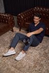 Beyaz Deri Erkek Sneaker Ayakkabı