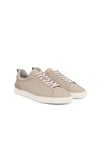Erkek Bej Deri Sneaker Ayakkabı