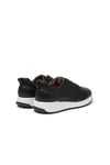 Erkek Kahverengi Deri Sneaker Ayakkabı