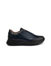 Lacivert Erkek Sneaker Deri Ayakkabı