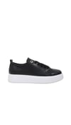 Luma Kadın Siyah Hakiki Deri Sneaker