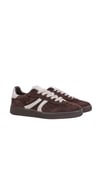 Nara Kadın Kahve-Beyaz Hakiki Deri Sneaker