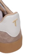 Nara Kadın Vizon-Beyaz Hakiki Deri Sneaker