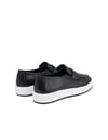 Siyah Deri Erkek Loafer Sneaker
