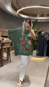 Çiçek Baskılı Pamuk Bluz