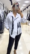 Fermuarlı Poplin Bluz