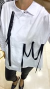 Fermuarlı Poplin Bluz