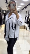 Fermuarlı Poplin Bluz